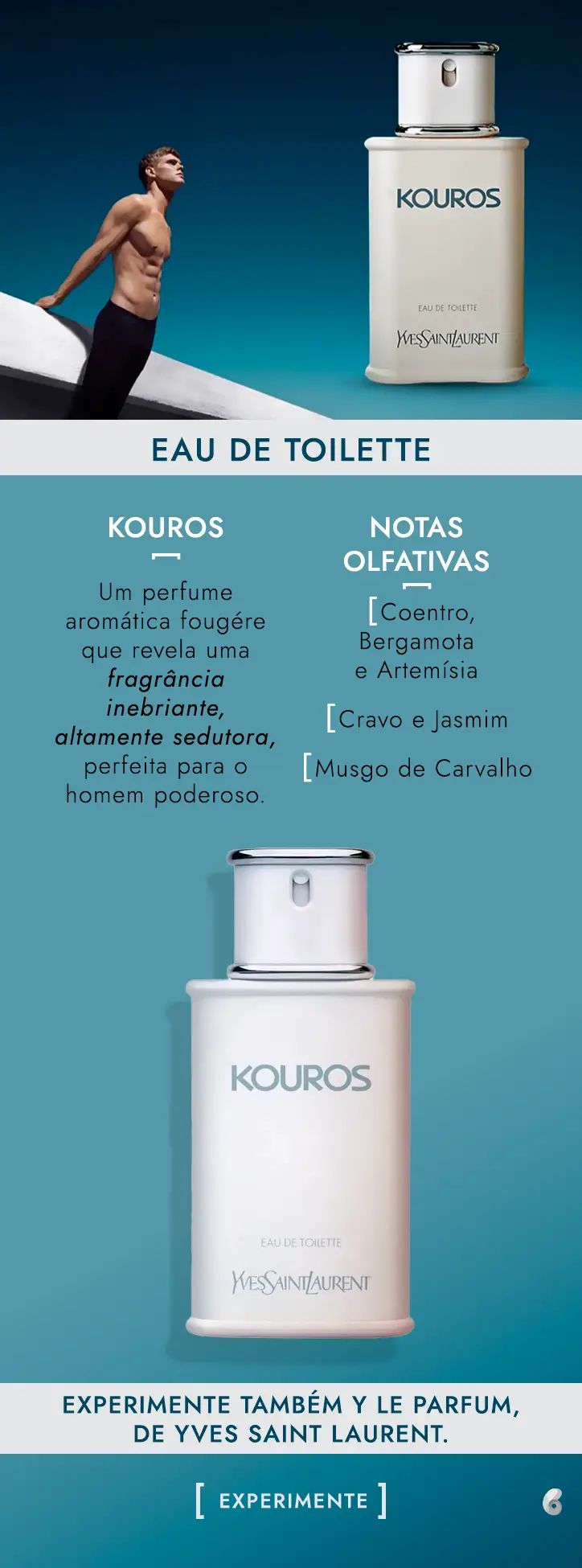 Perfume Kouros yves saint laurent Eau de Toilette 100ml - Imagem 2