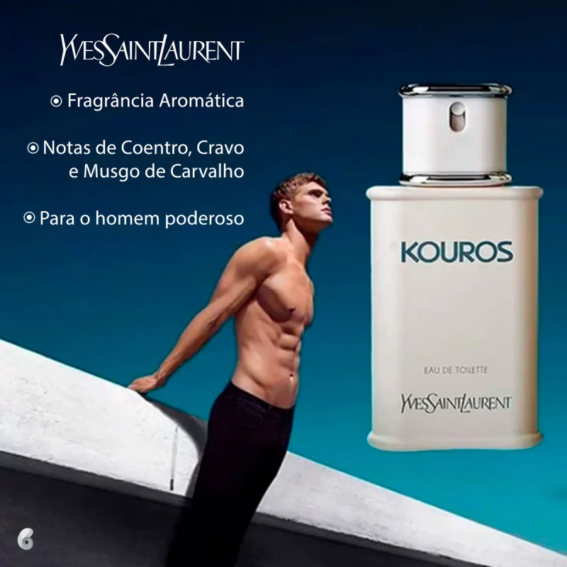 Perfume Kouros yves saint laurent Eau de Toilette 100ml - Imagem 4