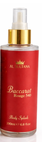 Body Splash Âmbar Rouge Al Sultana 200 ml– Fragrância Árabe
